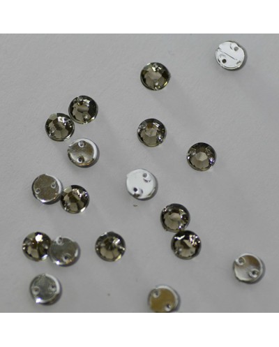 Perle plate 6 mm Daim